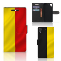 HTC Desire 628 Bookstyle Case Belgische Vlag - thumbnail