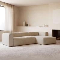 Kave Home 4-zits Loungebank 'Blok' Rechts, 330cm, kleur Beige - thumbnail