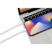 Renkforce Apple iPad/iPhone/iPod aansluitkabel [1x USB 2.0 stekker A - 1x Apple Lightning-stekker] 0,95 m wit - thumbnail