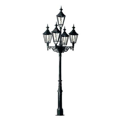 KS Verlichting Nostalgische lantaarnLondon 5-lichts - zwart - 401