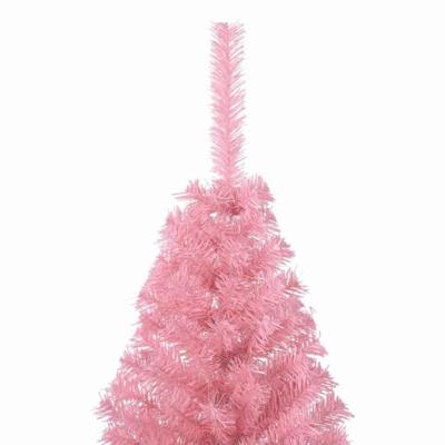 VidaXL Kunstmatig voorverlicht kerstboom met 150 led roze 150 cm pvc