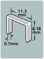 Dutack Niet serie 53 Cnk 6mm blister/1000 st. - 5011012 - thumbnail