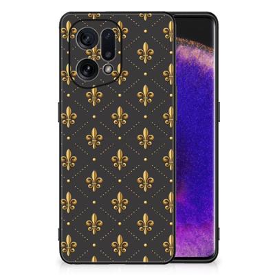 OPPO Find X5 Back Case Franse Lelie