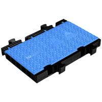 DEFENDER by Adam Hall Kabelbrug-middenstuk 869350BLU Polyurethaan Zwart/blauw Aantal kanalen: 5 500 mm Inhoud: 1 stuk(s) - thumbnail