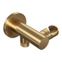 Wandaansluitbocht Brauer Gold Edition Verstelbaar Handdouche Houder Geborsteld Goud - thumbnail