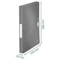 Leitz WOW elastobox ft A4, zwart - thumbnail