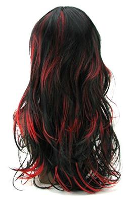 Courtney Pruik - Zwart / Rood