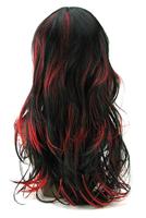 Courtney Pruik - Zwart / Rood - thumbnail