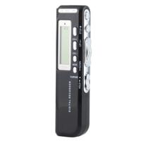 4GB digitale voice recorder Dictaphone MP3-speler ondersteuning telefoon opname VOX-functie (zwart) - thumbnail