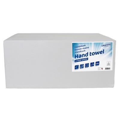 Handdoek Cleaninq Z-vouw 2-laags 240x210mm 20x160st wit Handdoek Cleaninq Z-vouw 2-laags 240x210mm 20x160st wit