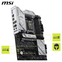 MSI MAG X870E GAMING MAX Moederbord WIFI /AMD X870/DDR5/SATA3/M.2/USB4/WiFi/BT/PCIe5.0/AM5/ATX - thumbnail