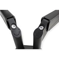 VALUE LCD dubbele arm, tafelmontage, ruimtebesparend, veer, 6 draaipunten - thumbnail