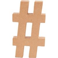 Creativ Company Teken, #, h: 20,5 cm, dikte 2,5 cm, 1 stuk - thumbnail