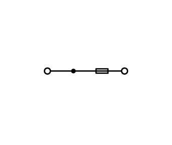 WAGO 282-126 Zekeringklem 13 mm Spanveer Toewijzing: L Grijs 40 stuk(s)