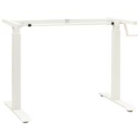 VidaXL Zit-stabureauframe met slinger handmatig wit - thumbnail