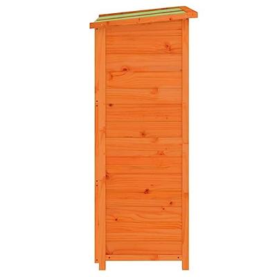 Tuinschuur 83x57x140 cm massief grenenhout bruin