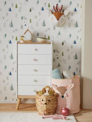 Handige wekelijkse LINE CONFETTI-ladenkast wit Handige wekelijkse LINE CONFETTI-ladenkast wit