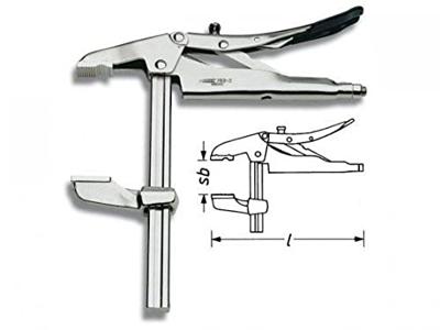 Hazet 753-2 Griptang Recht met uitsparing voor prisma 5 - 75 mm 260 mm Hazet 753-2 Griptang Recht met uitsparing voor prisma 5 - 75 mm 260 mm