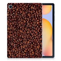 Samsung Galaxy Tab S6 Lite | S6 Lite (2022) Tablet Cover Koffiebonen - thumbnail