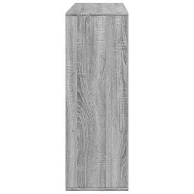 Boekenkast / kamerscherm 100x33x94,5 cm grijs sonoma eiken
