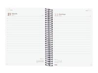 Agenda Finocam OPAQUE Groen A5 15,5 x 21,2 cm 2026 - thumbnail