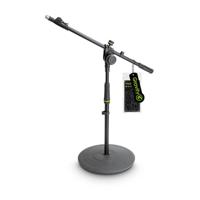 Gravity MS 2222 B Laag microfoonstatief met ronde voet en telescopische hengel - thumbnail