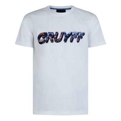 Cruyff City T-Shirt Kids Wit - Maat 128 - Kleur: Wit | Soccerfanshop
