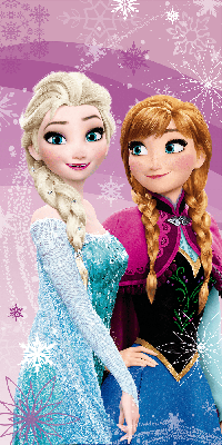 Frozen strandlaken Sisters 70 x 140 cm roze Frozen strandlaken Sisters 70 x 140 cm roze