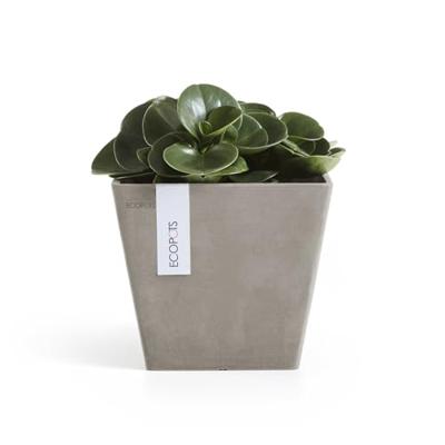 Ecopots Rotterdam kunststof bloempot Taupe - Ø 18,3 cm