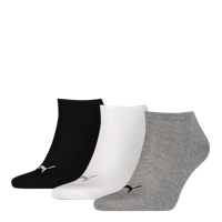 Puma sokken invisible grijs-wit-zwart 3-pack-43-46 - thumbnail