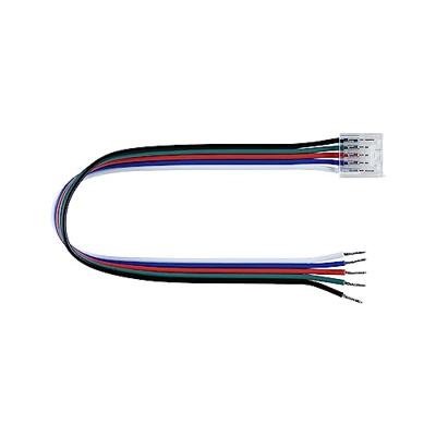 Paulmann 78465 Connector RGBW Slim Feed 12mm Verbindingskabel 6 A 24 (max.) Kabellengte: 0.21 m 24 V (l x b x h) 0.215 x 14 x 5.5 mm 1 stuk(s)
