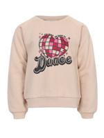 LOOXS Little winter sweater meisjes - beige - lurex - thumbnail