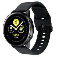 Smart Watch gegalvaniseerde gesp polsband horlogebandje voor Galaxy Watch Active (zwart) - thumbnail
