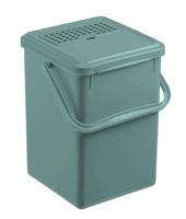 Rotho bio afvalemmer + actief koolfilter 9l mistletoe groen - thumbnail