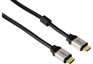 Hama hdmi kabel 5 sterren 1.8 m zwart/zilver