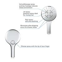Grohe Handdouche Rainshower SmartActive 130 Rond 13 cm Chroom - 26574000 Chroom - thumbnail