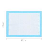 Huisdierentrainingsdoekjes 200 st 45x33 cm nonwoven stof - thumbnail