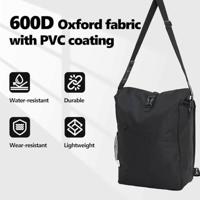 VidaXL Fietstas zwart 33 x 16 x 60 cm polyester - thumbnail