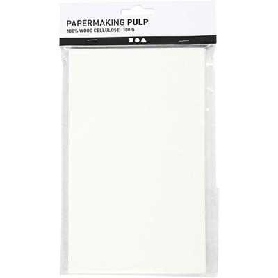 Creativ Company Papier pulp off-white 20x12cm, 100gr Creativ Company Papier pulp off-white 20x12cm, 100gr