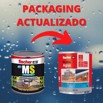 Waterdicht makend Fischer MS 534615 Grijs 1 kg