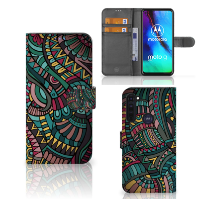 Motorola Moto G Pro | Telefoon Hoesje | Aztec | Portemonnee hoesje