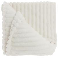 Unique Living plaid lex 150x200cm dove white - thumbnail