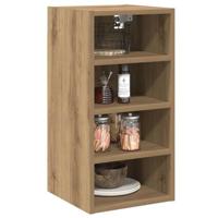 Hangkast Riga 30x29,5x60 cm bewerkt hout artisanaal eikenkleur - thumbnail