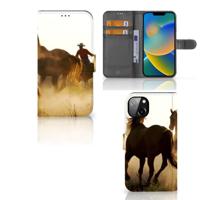 iPhone 14 Plus | Telefoonhoesje | Met pasjeshouder | Design Cowboy - thumbnail