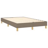 Boxspring met matras stof taupe 120x200 cm - thumbnail