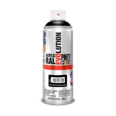 Sprayverf Pintyplus Evolution RAL 9004 400 ml Signal Black Sprayverf Pintyplus Evolution RAL 9004 400 ml Signal Black
