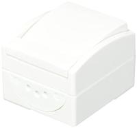 Busch-Jaeger 2601/6 W-54 Ocean (opbouw) Wisselschakelaar spatwaterdicht Wit - thumbnail