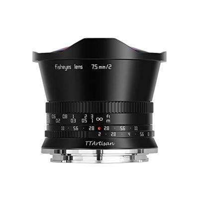 TTArtisan APS-C 7,5mm F/2.0 MFT zwart