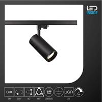 SLV NUMINOS L 1004284 LED-railspot 3-fasig LED vast ingebouwd 25.41 W Zwart - thumbnail