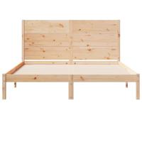 Bedframe extra lang zonder matras massief hout 160x220 cm - thumbnail